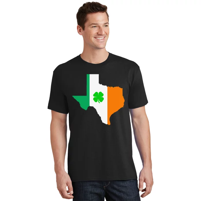 Irish Flag Texas State St Patrick's Day T-Shirt