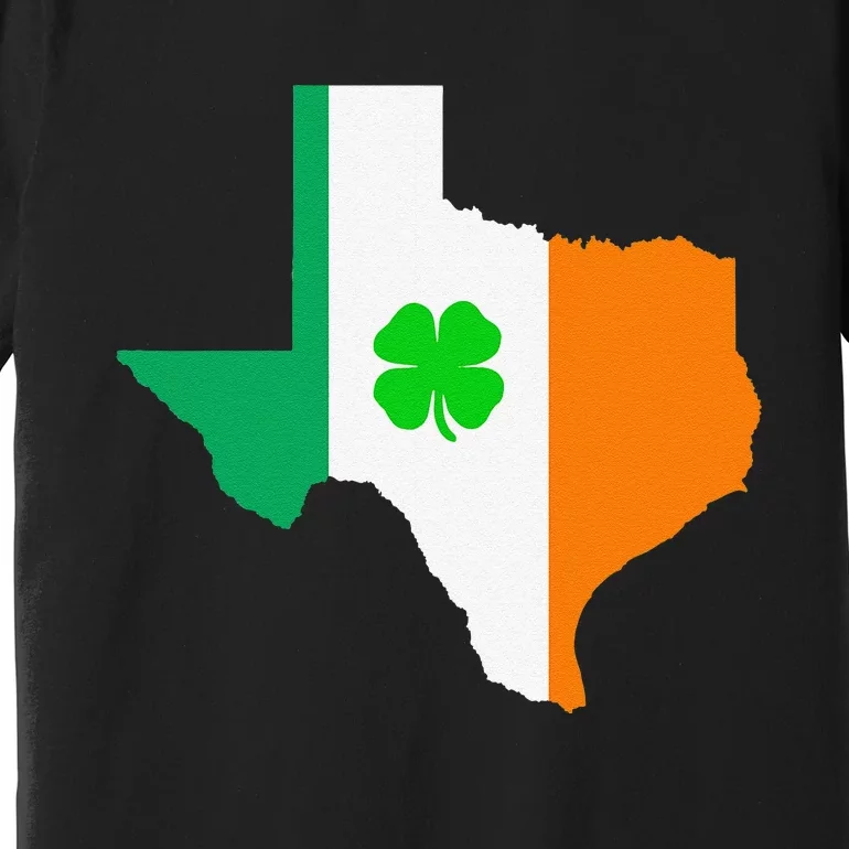 Irish Flag Texas State St Patrick's Day Premium T-Shirt