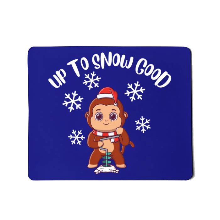 Ice Fishing Up To Snow Good Cute Gift Mousepad