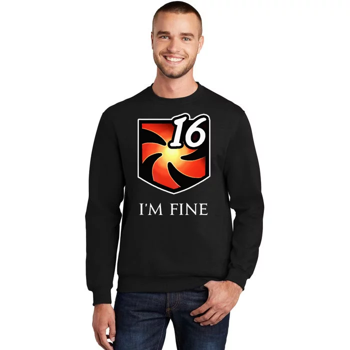 IM Fine Vulnerability Stacks Fantasy Mmorpg Tall Sweatshirt