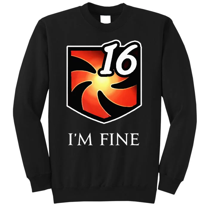 IM Fine Vulnerability Stacks Fantasy Mmorpg Tall Sweatshirt