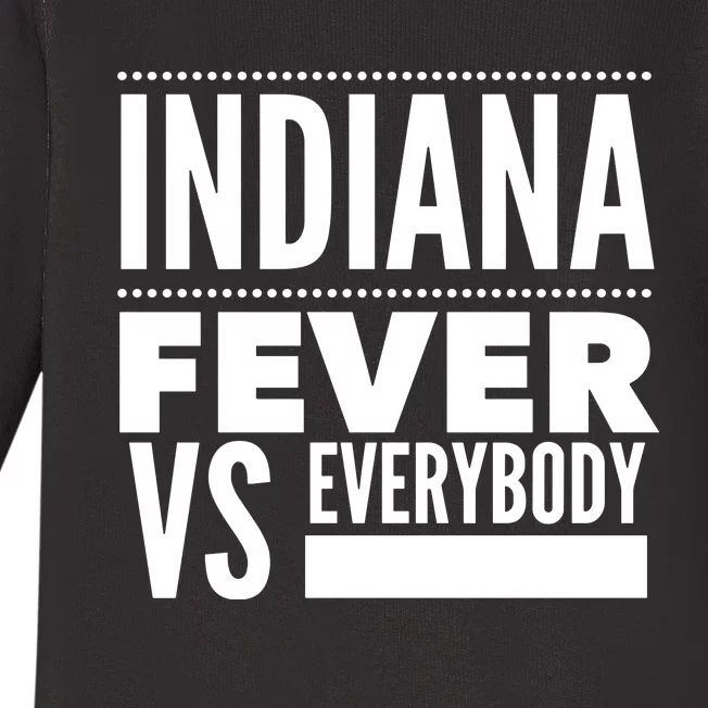 Indiana F.E.V.E.R. Vs Everybody Baby Long Sleeve Bodysuit