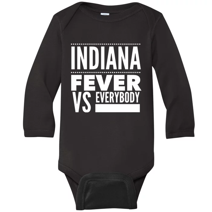 Indiana F.E.V.E.R. Vs Everybody Baby Long Sleeve Bodysuit