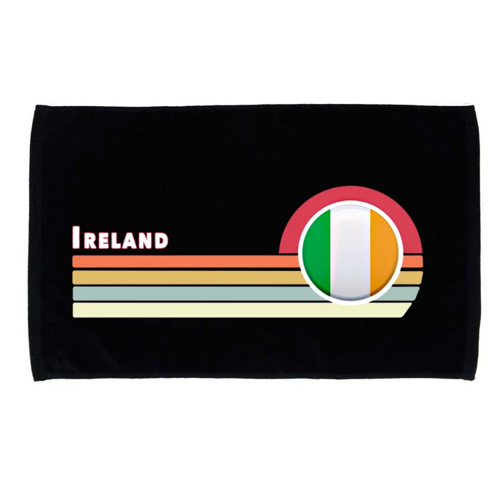 Ireland Flag Vintage Look Irish Flag Gift Microfiber Hand Towel