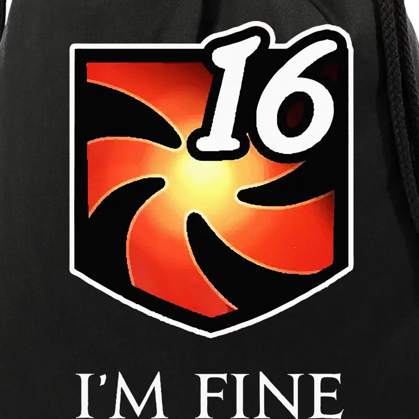 IM Fine Vulnerability Stacks Fantasy Mmorpg Drawstring Bag