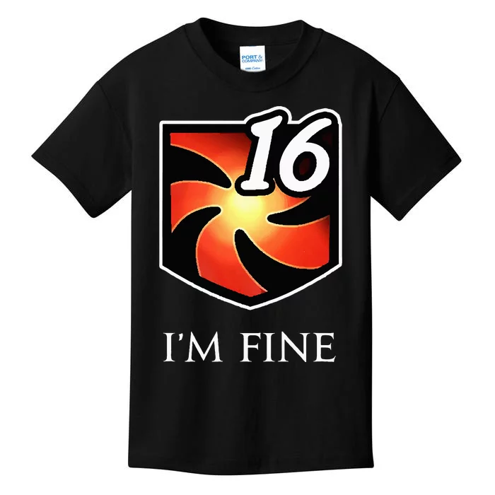 IM Fine Vulnerability Stacks Fantasy Mmorpg Kids T-Shirt