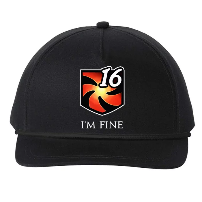 IM Fine Vulnerability Stacks Fantasy Mmorpg Snapback Five-Panel Rope Hat