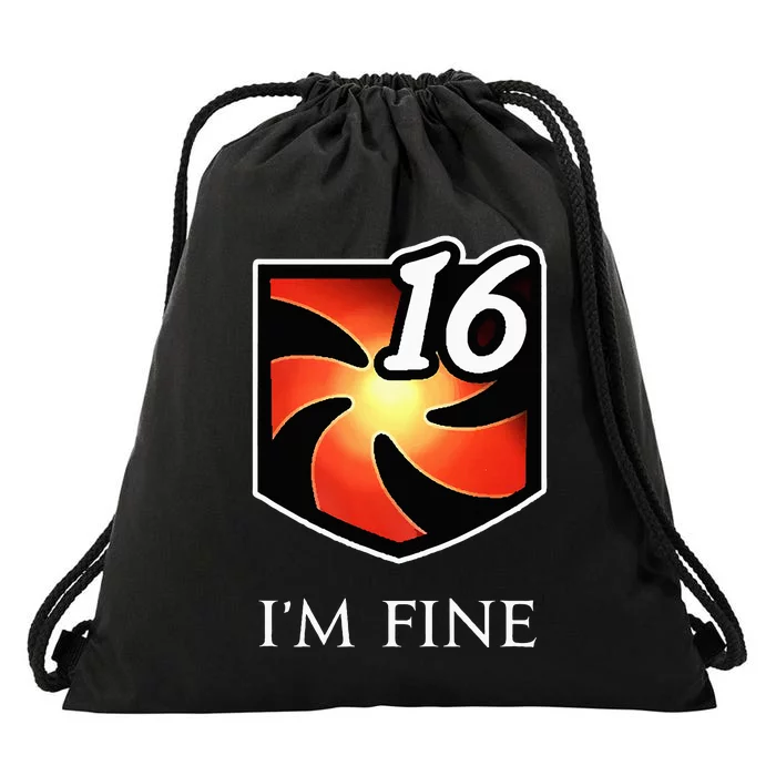 IM Fine Vulnerability Stacks Fantasy Mmorpg Drawstring Bag