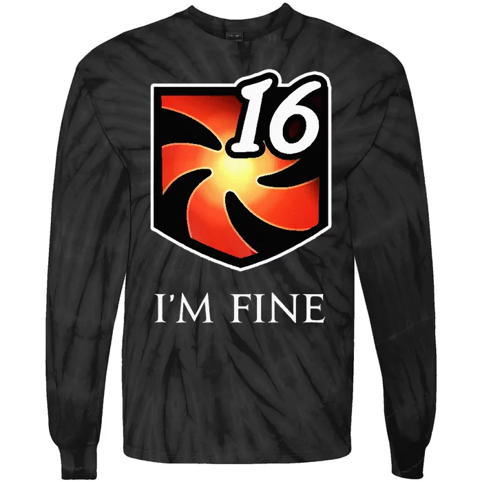 IM Fine Vulnerability Stacks Fantasy Mmorpg Tie-Dye Long Sleeve Shirt