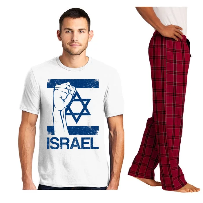 Israeli Flag Vintage Israel Pajama Set