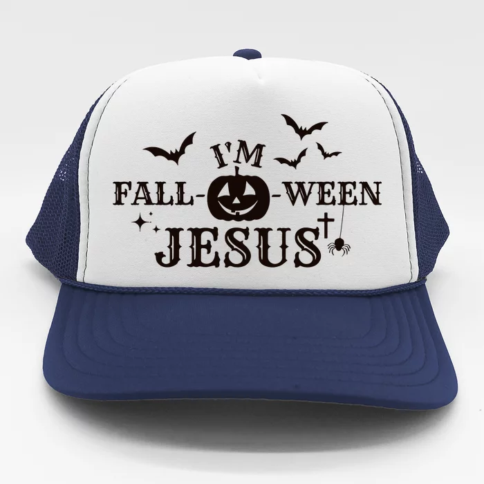 Im Fall Ween Jesus Halloween Trucker Hat