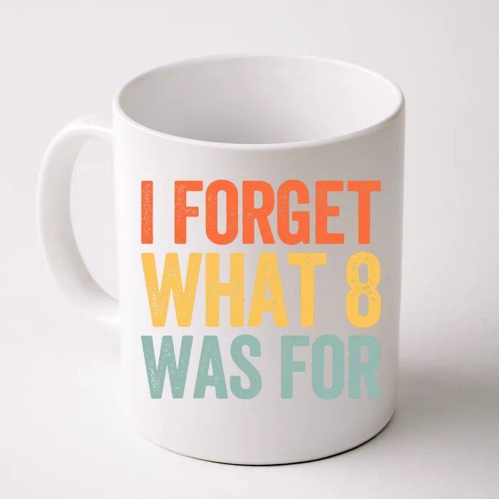 I Forget What 8 Was For Front & Back Coffee Mug