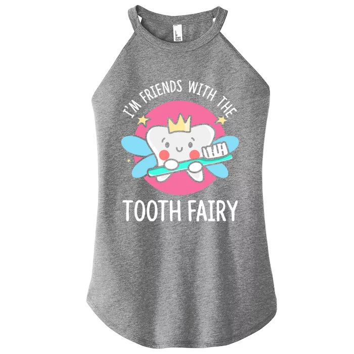 Im Friends With The Tooth Fairy Tooth Teeth Gift Women’s Perfect Tri Rocker Tank