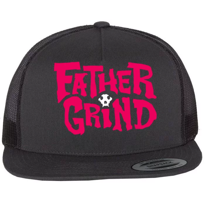 Ian Fidance Wearing Father Grind Flat Bill Trucker Hat