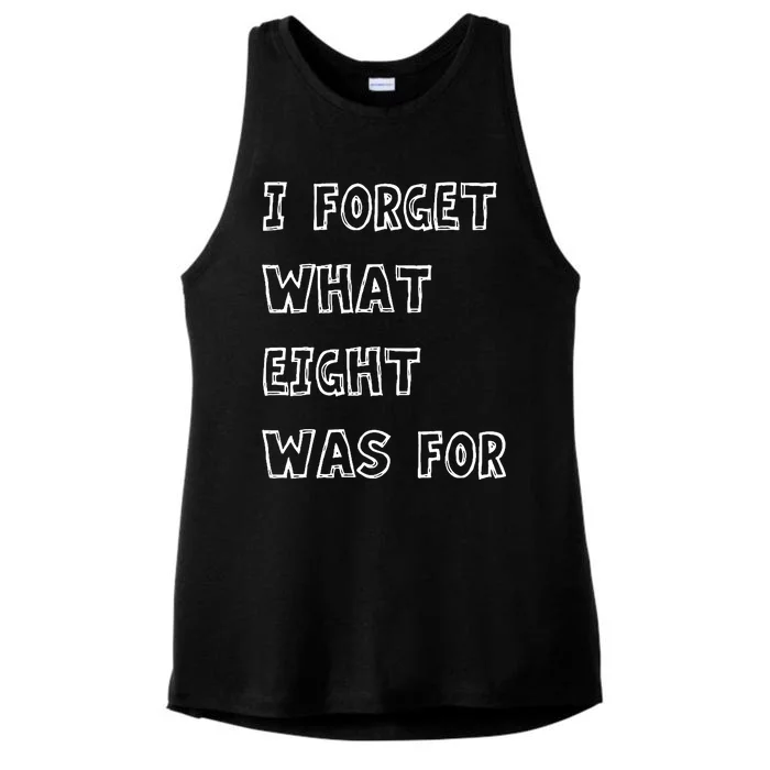 I Forget What Eight Was For Violent Femmes Kiss Off Ladies Tri-Blend Wicking Tank