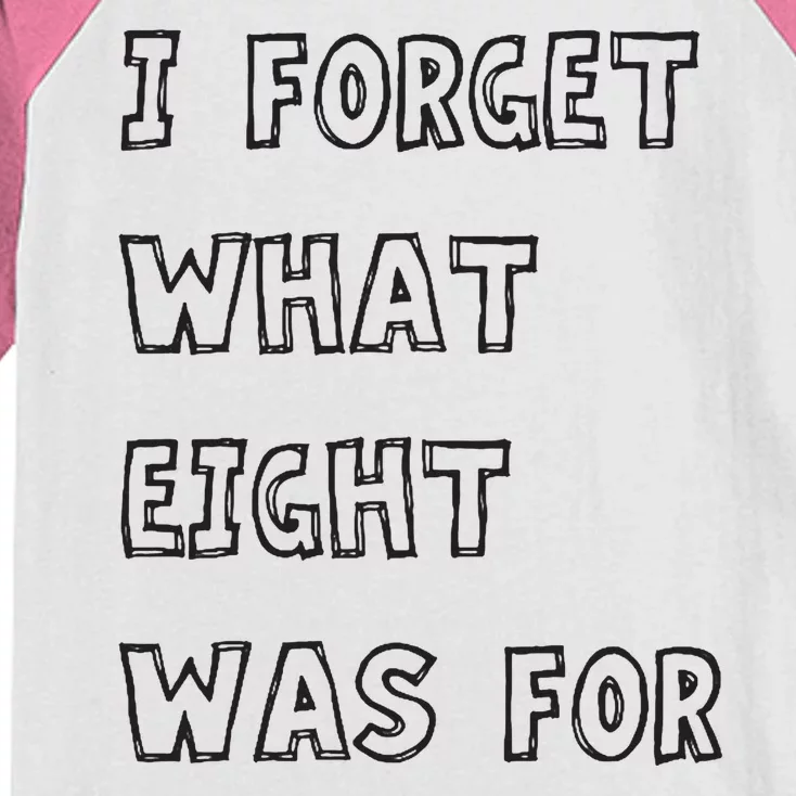 I Forget What Eight Was For Violent Femmes Kiss Off Kids Colorblock Raglan Jersey