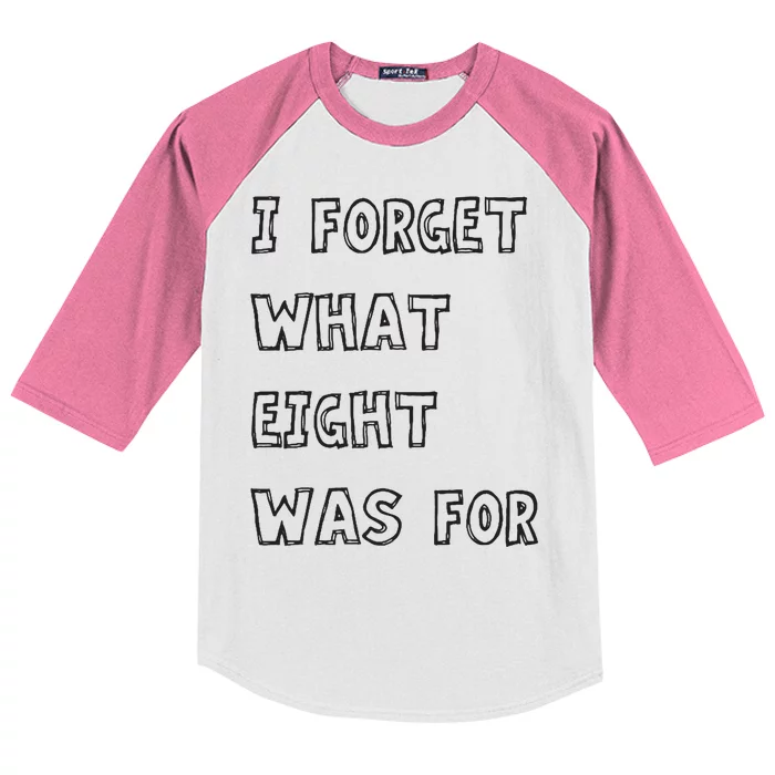 I Forget What Eight Was For Violent Femmes Kiss Off Kids Colorblock Raglan Jersey