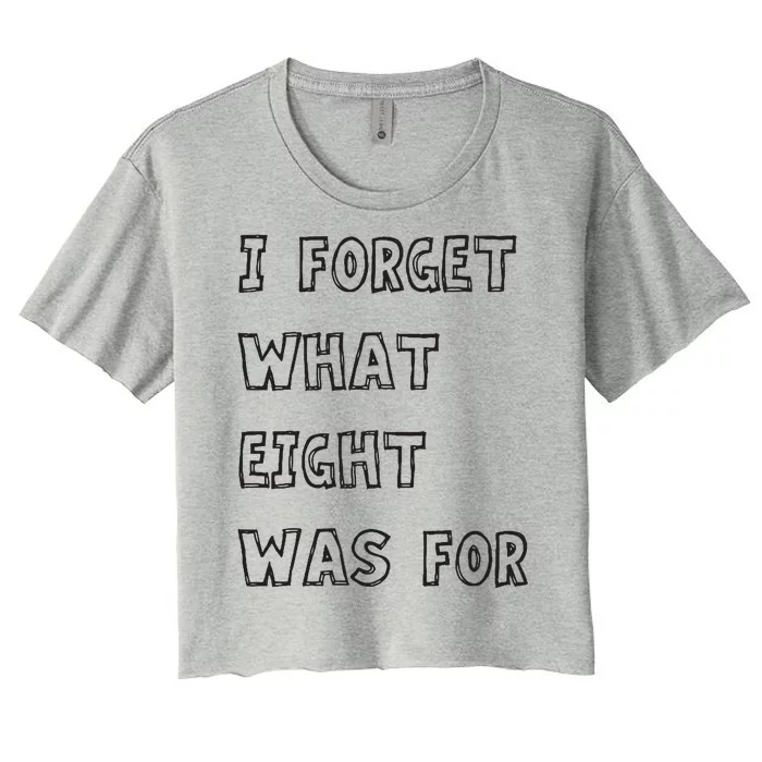 I Forget What Eight Was For Violent Femmes Kiss Off Women's Crop Top Tee