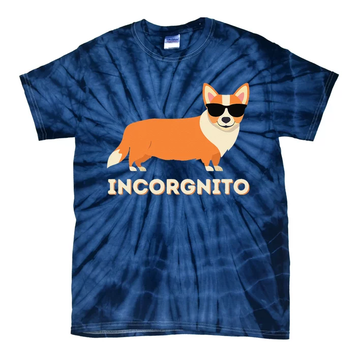 Incorgnito Funny Welsh Corgi Owner Dog Lover Tie-Dye T-Shirt