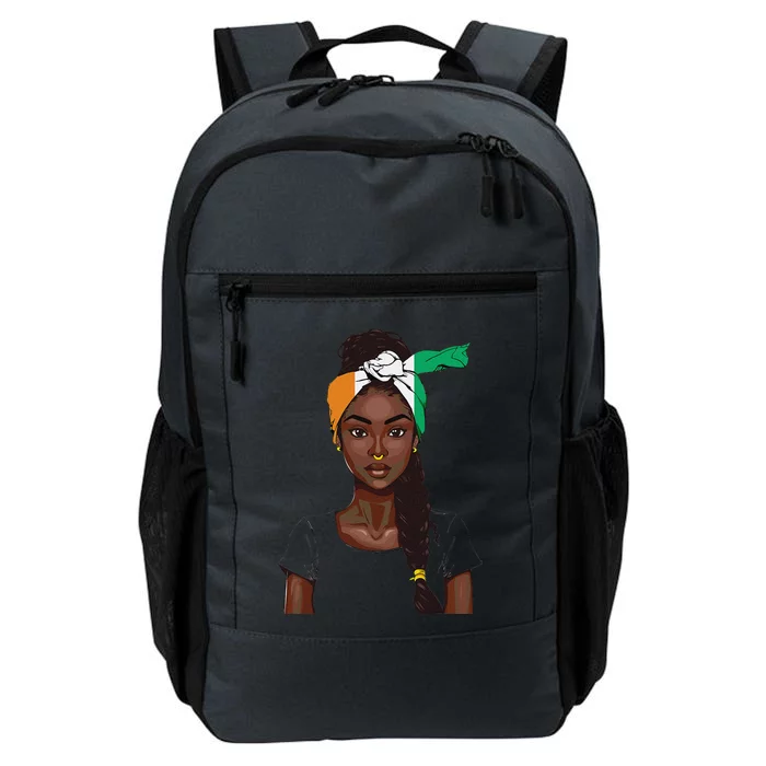 Ivorian Flag Women Souvenirs Products Ivory Coast Daily Commute Backpack