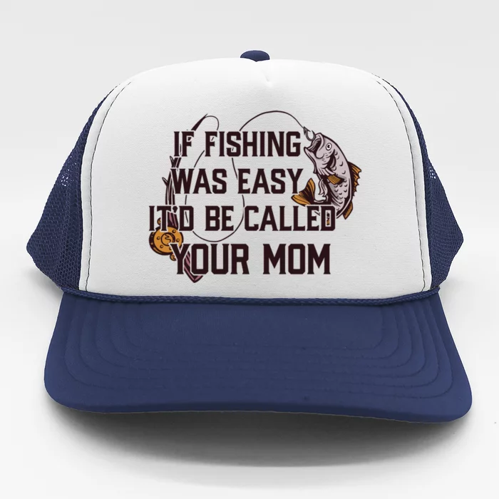Funny Fish All Day Poem Trucker Hat