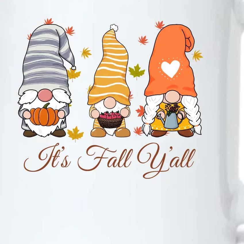 It's Fall Y'all Cute Gnomes Black Color Changing Mug