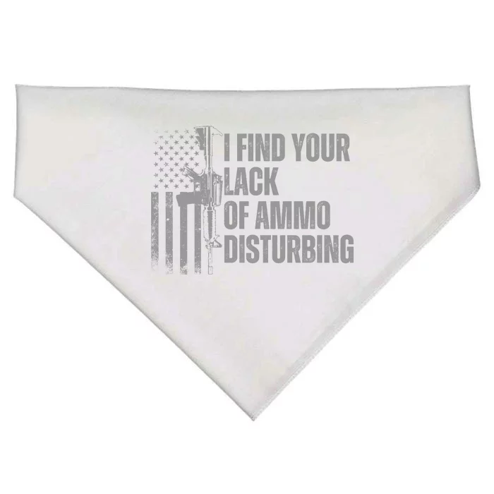 I Find Your Lack Of Ammo Disturbing USA-Made Doggie Bandana