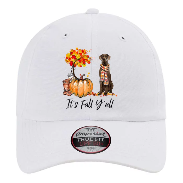 It's Fall Y'all Great Dane Dog Lovers Thanksgiving Halloween The Original Performance Cap