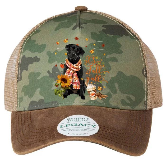 ItS Fall YAll Labrador Dog Thanksgiving Halloween Legacy Tie Dye Trucker Hat