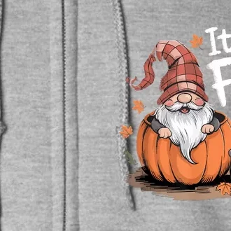 ItS Fall YAll Pumpkin Gnome Autumn Tree Hello Fall Full Zip Hoodie