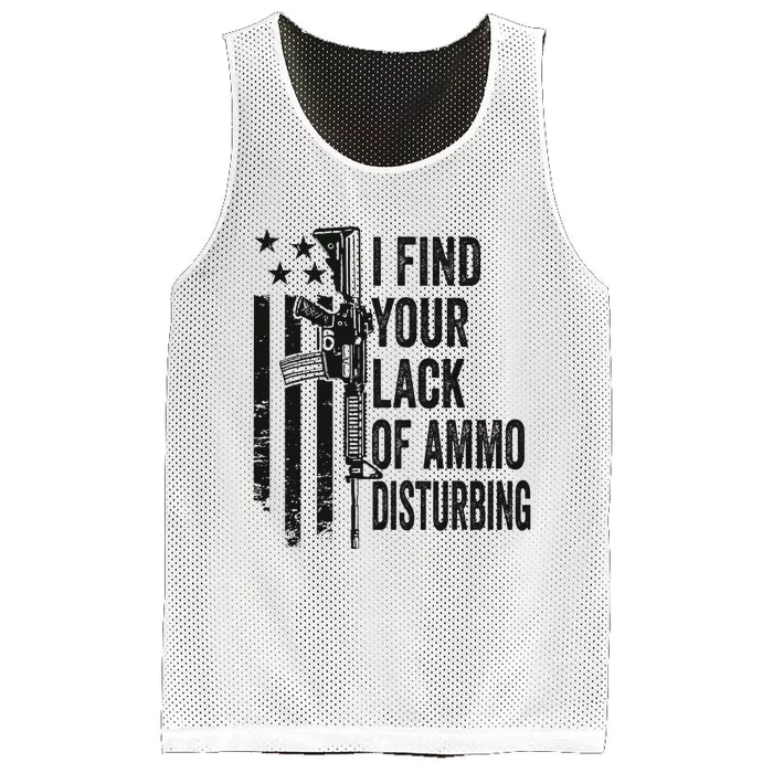 I Find Your Lack Of Ammo Disturbing Mesh Reversible Basketball Jersey Tank