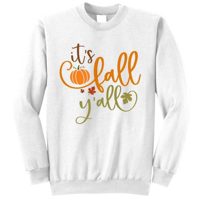 It's Fall Y'all Pumpkin Spice Retro Autumn Thanksgiving Sweatshirt