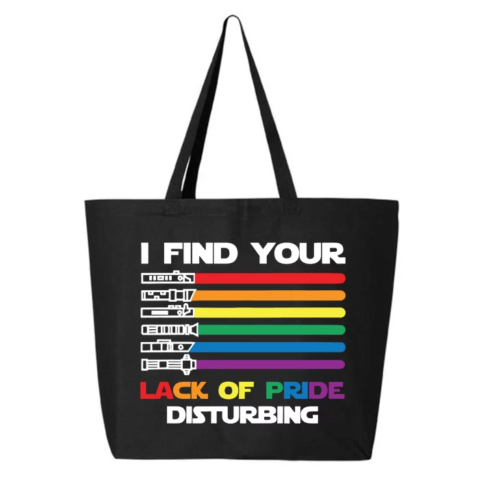 I Find Your Lack Of Pride Disturbing LGBT 25L Jumbo Tote