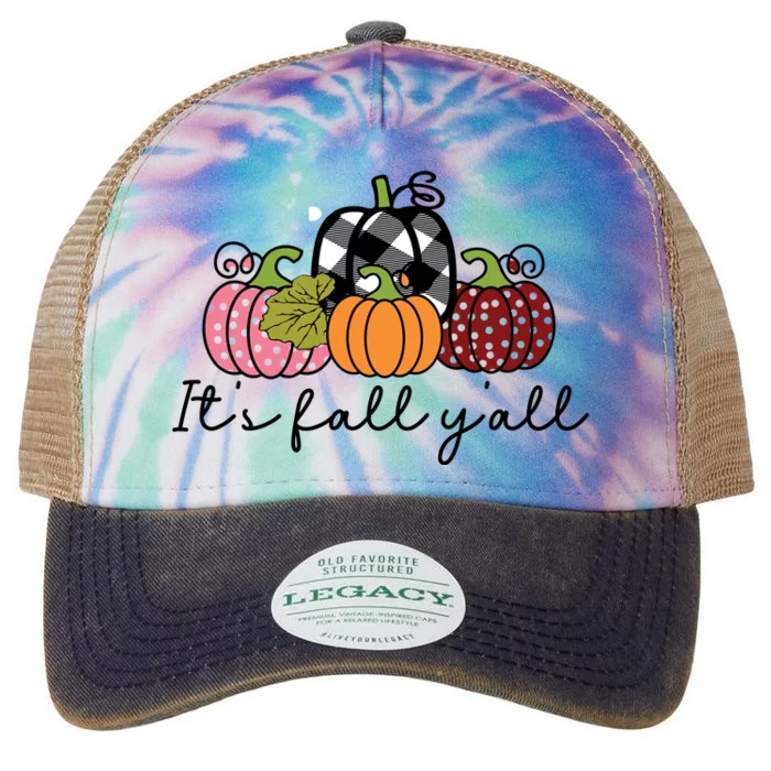 Its Fall Yall Legacy Tie Dye Trucker Hat