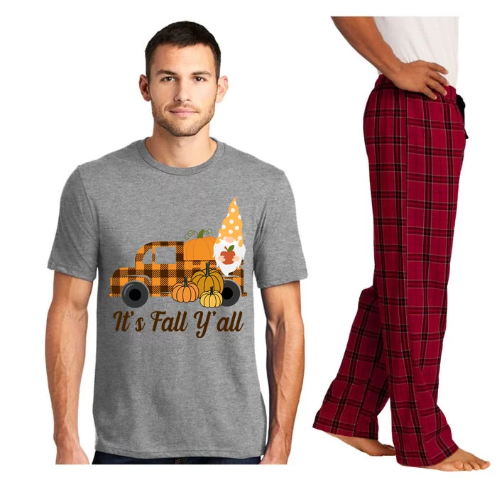 It's Fall Y'all Pumpkin Gnome Pajama Set