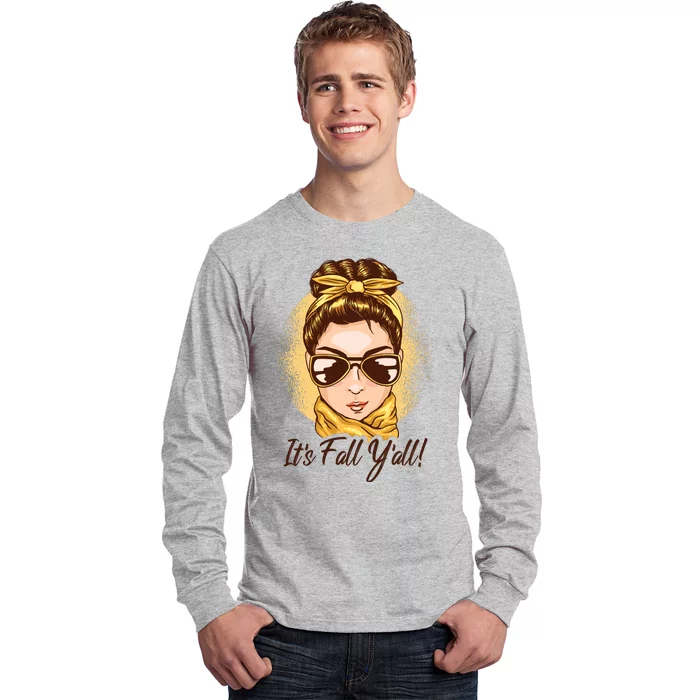 It's Fall Y'all Female Bun Long Sleeve Shirt