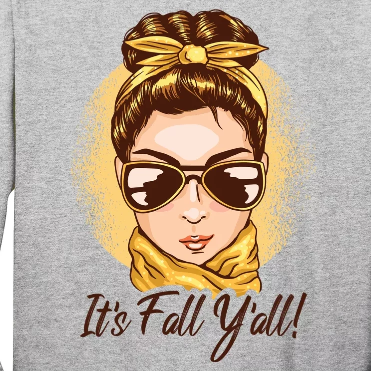 It's Fall Y'all Female Bun Long Sleeve Shirt