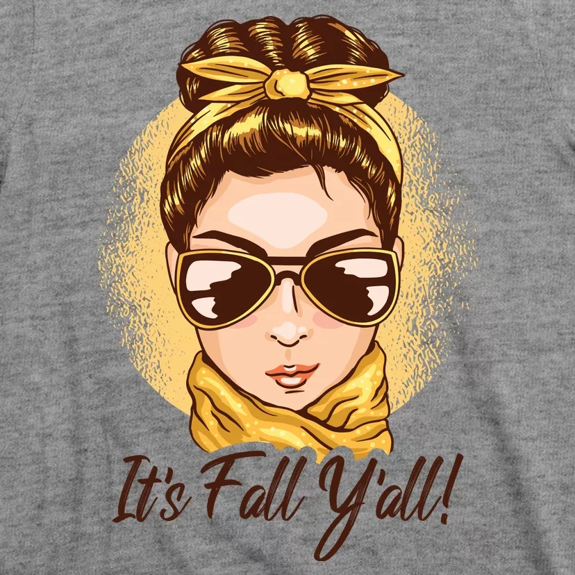 It's Fall Y'all Female Bun T-Shirt