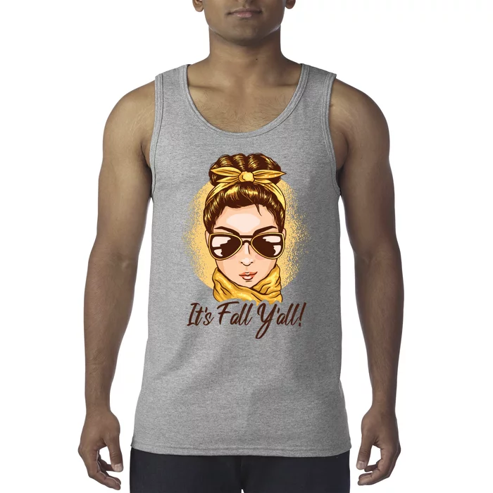 It's Fall Y'all Female Bun Tank Top