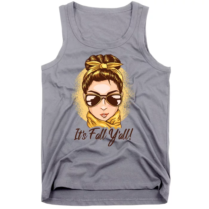 It's Fall Y'all Female Bun Tank Top