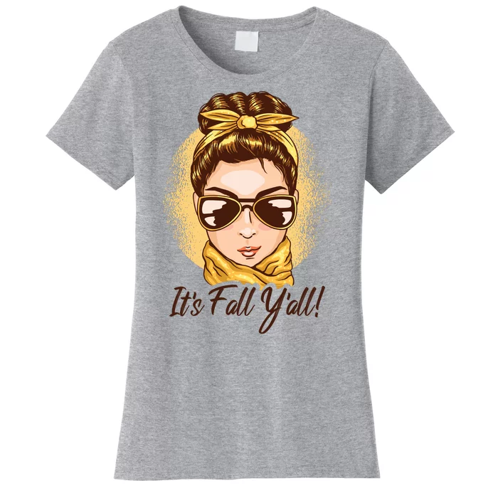 It's Fall Y'all Female Bun Women's T-Shirt