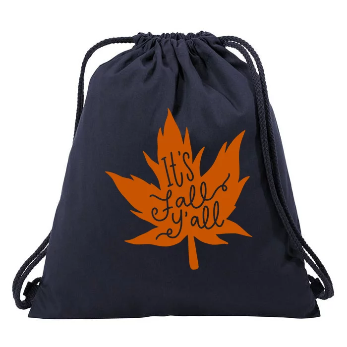 It's Fall Y'all Nature Lover Drawstring Bag