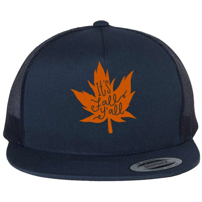 It's Fall Y'all Nature Lover Flat Bill Trucker Hat