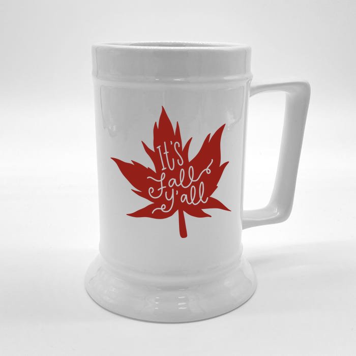 It's Fall Y'all Nature Lover Front & Back Beer Stein