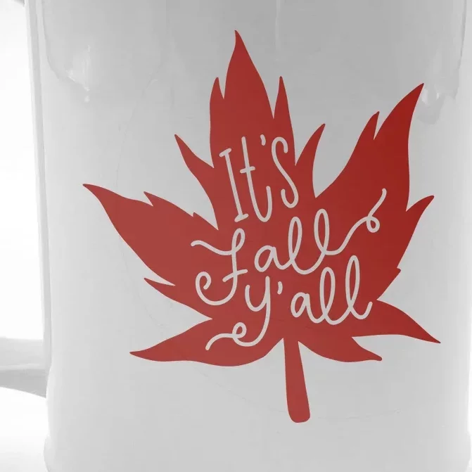 It's Fall Y'all Nature Lover Front & Back Beer Stein