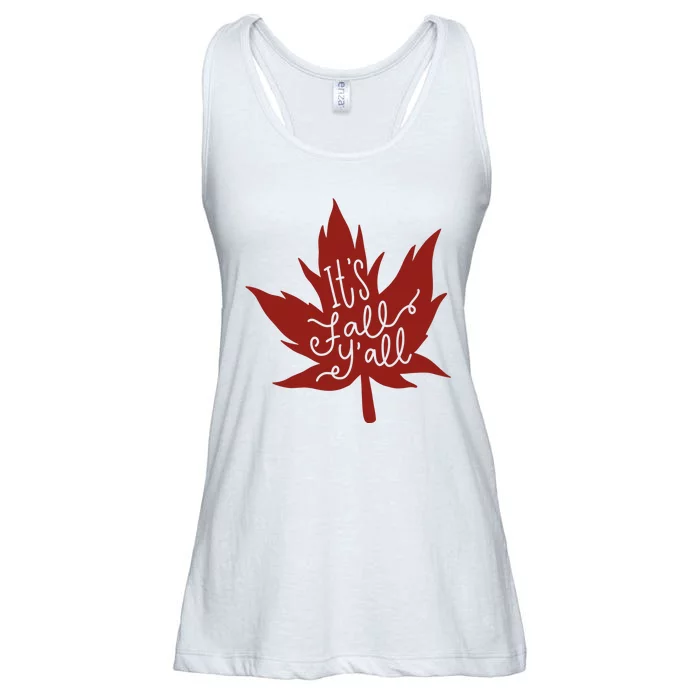 It's Fall Y'all Nature Lover Ladies Essential Flowy Tank