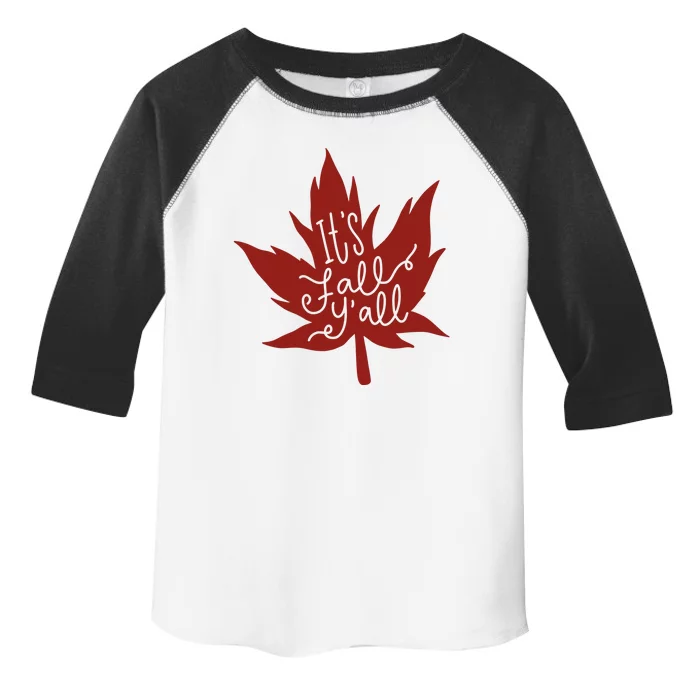 It's Fall Y'all Nature Lover Toddler Fine Jersey T-Shirt