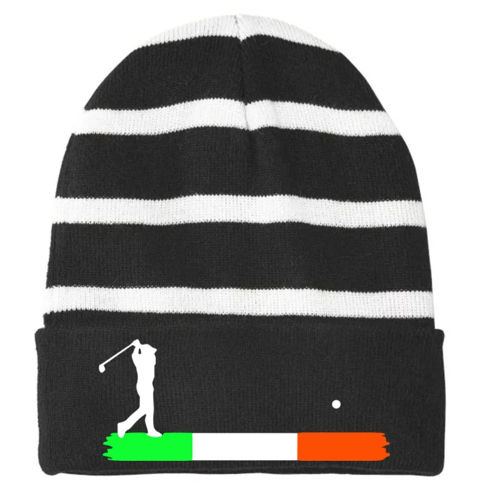 Ireland Golf 2024 Striped Beanie with Solid Band