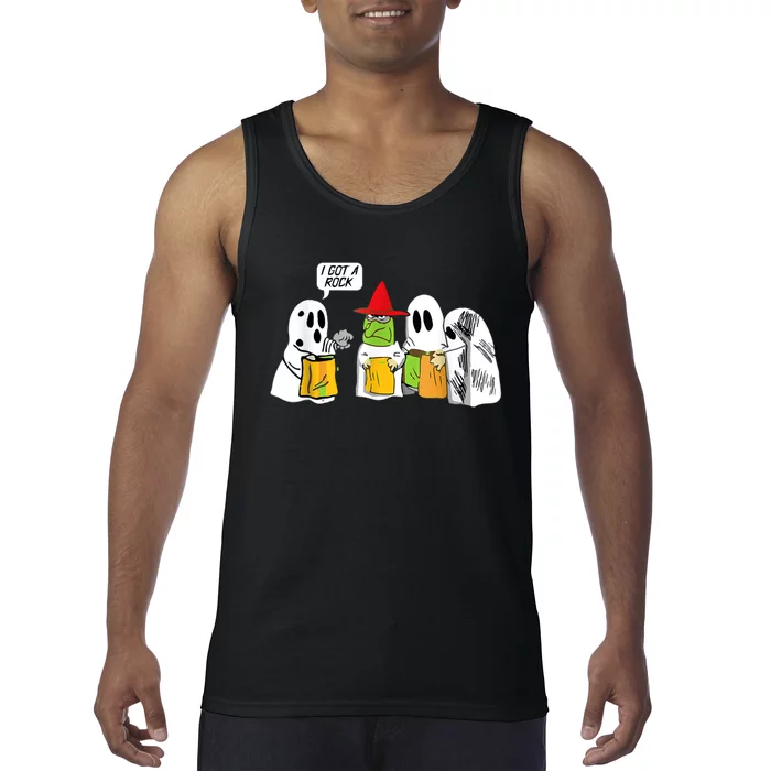 I Got A Rock Ghost, Halloween Party Tank Top