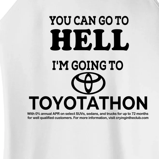 I Got A Lobotomy Done At Toyotathon Women’s Perfect Tri Rocker Tank